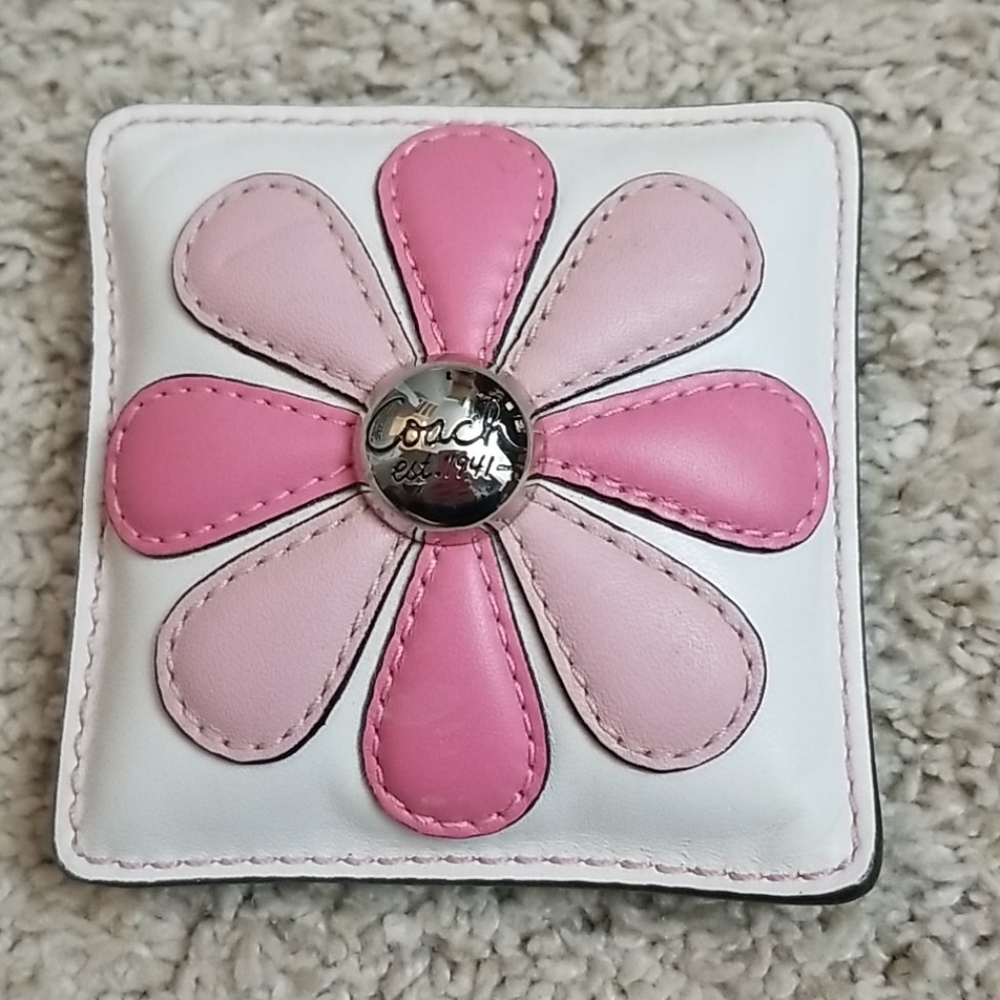 Rare Coach Leather Paperweight